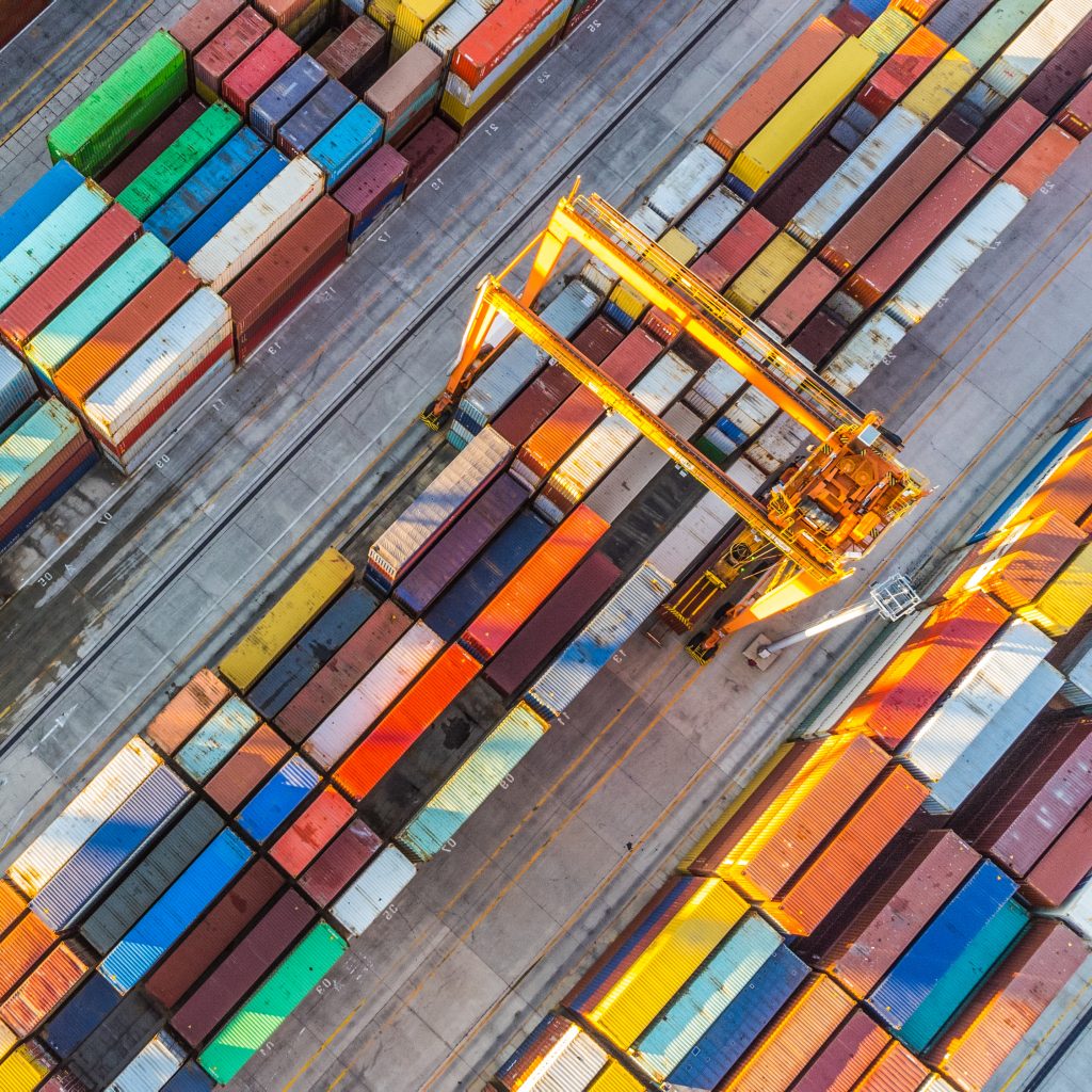 Container-Transportoperation – UBHH Containerlogistiklösungen